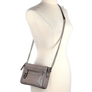 Rebecca Minkoff Gray Leather Crossbody Bag